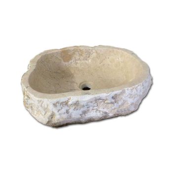Vasque en pierre, forme libre 45/50 cm - Erosio