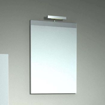 Miroir bandeau 50 cm Chêne blanchi