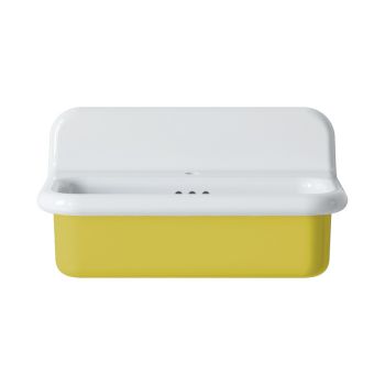 Lavabo rétro en céramique 70 cm - True Colors Lite - Moyen format 