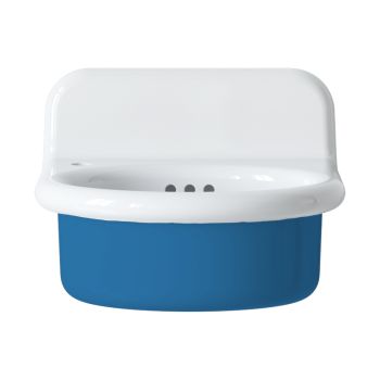 Lavabo rétro en céramique 50 cm - True Colors Lite - Arrondi 