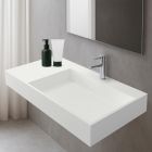 Vasque 90 cm suspendue ou à poser, en Solid surface - Fabiola G