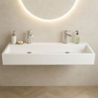 Vasque à poser ou à suspendre, 120 cm en Solid surface - Samoa