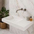 Vasque 80 cm à suspendre en Solid surface - Passoa II