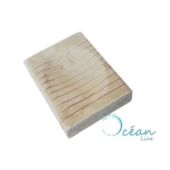 Porte-savon en marbre crème
