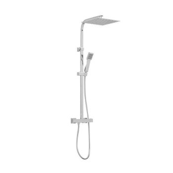 Colonne de couche NILO thermostatique Chromé