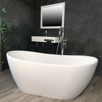 Baignoire en Solid Surface Enola 160 cm 
