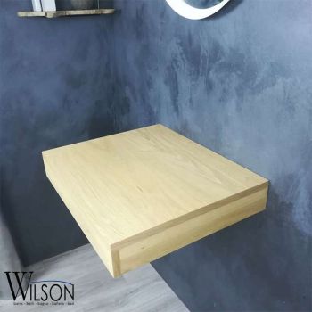 Plan suspendu 60 cm Chêne naturel - Monica