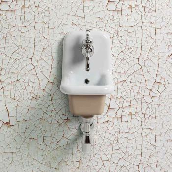 Lavabo école céramique 26 cm - Taupe