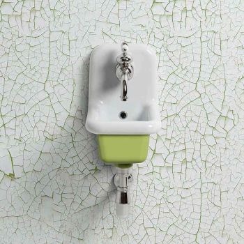 Lavabo école céramique 26 cm - Vert Clair