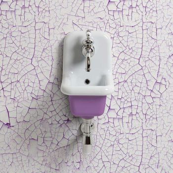 Lavabo école céramique 26 cm - Violet