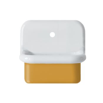 Lavabo rétro en céramique 45 cm - True Colors Lite - Mini profondeur