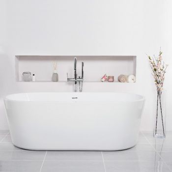 Baignoire ovale en acrylique Tosca 170 cm